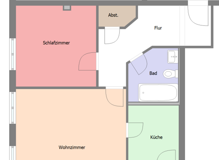 Wohnung zum Kauf 59.800 € 2 Zimmer 66,2 m² 1. Geschoss frei ab sofort Zittau 02763