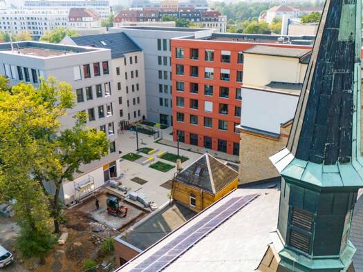 Wohnung zur Miete - Erstbezug 513 € 2 Zimmer 39,4 m² 4. Geschoss Riebeckstraße 35 Reudnitz-Thonberg Leipzig 04317