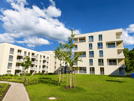 Wohnung zur Miete - Erstbezug 814 € 2 Zimmer 48,5 m² Löbervorstadt Erfurt 99096