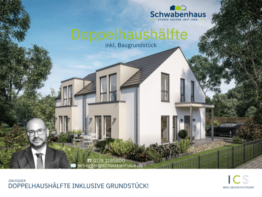 Doppelhaushälfte zum Kauf 908.328 € 4 Zimmer 169 m² 276 m² Grundstück Grunbach Remshalden 73630