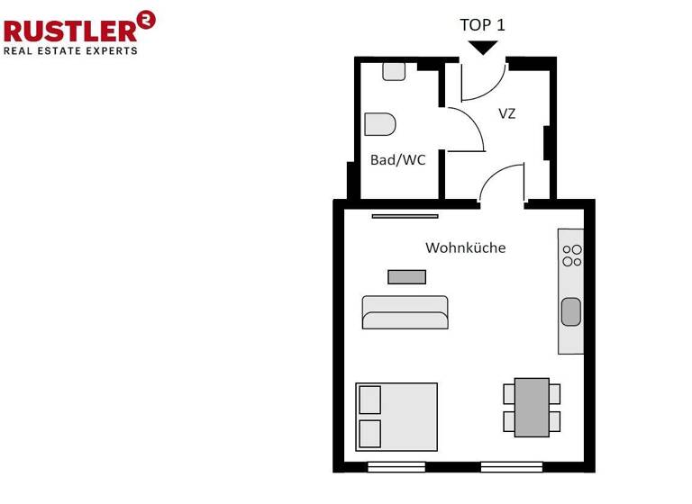 Wohnung zum Kauf 178.000 € 1 Zimmer 30 m² Wien 1180