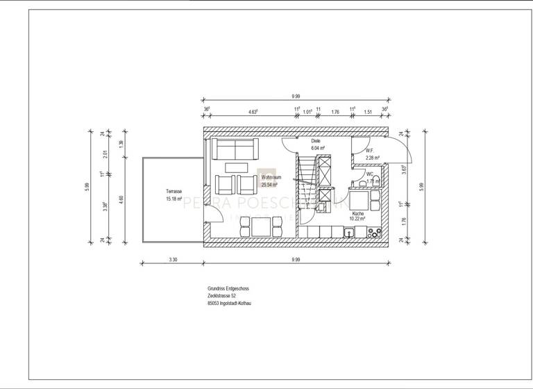 Reihenmittelhaus zum Kauf 539.000 € 4,5 Zimmer 110 m² 250 m² Grundstück Ingolstadt 85053