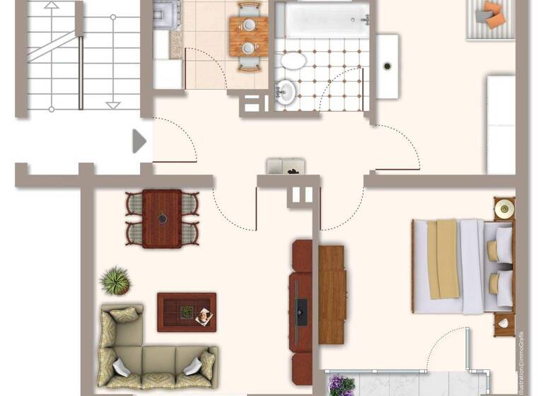 Wohnung zum Kauf 210.000 € 3 Zimmer 64 m² Nordstadt Karlsruhe / Nordstadt 76133