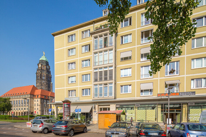 Wohnung zur Miete 596,21 € 2 Zimmer 66,2 m²<br/>Wohnfläche 1.<br/>Geschoss 03.10.2024<br/>Verfügbarkeit Ringstr. 11 Innere Altstadt-Ost Dresden 01067