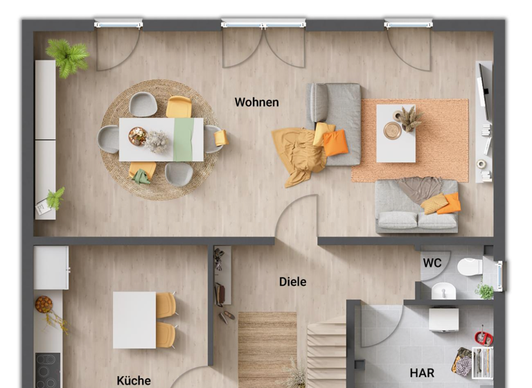 Einfamilienhaus zum Kauf - Erstbezug provisionsfrei 305.160 € 5 Zimmer 144 m² 516 m² Grundstück frei ab 01.05.2027 Unteroberndorf Breitengüßbach 96149