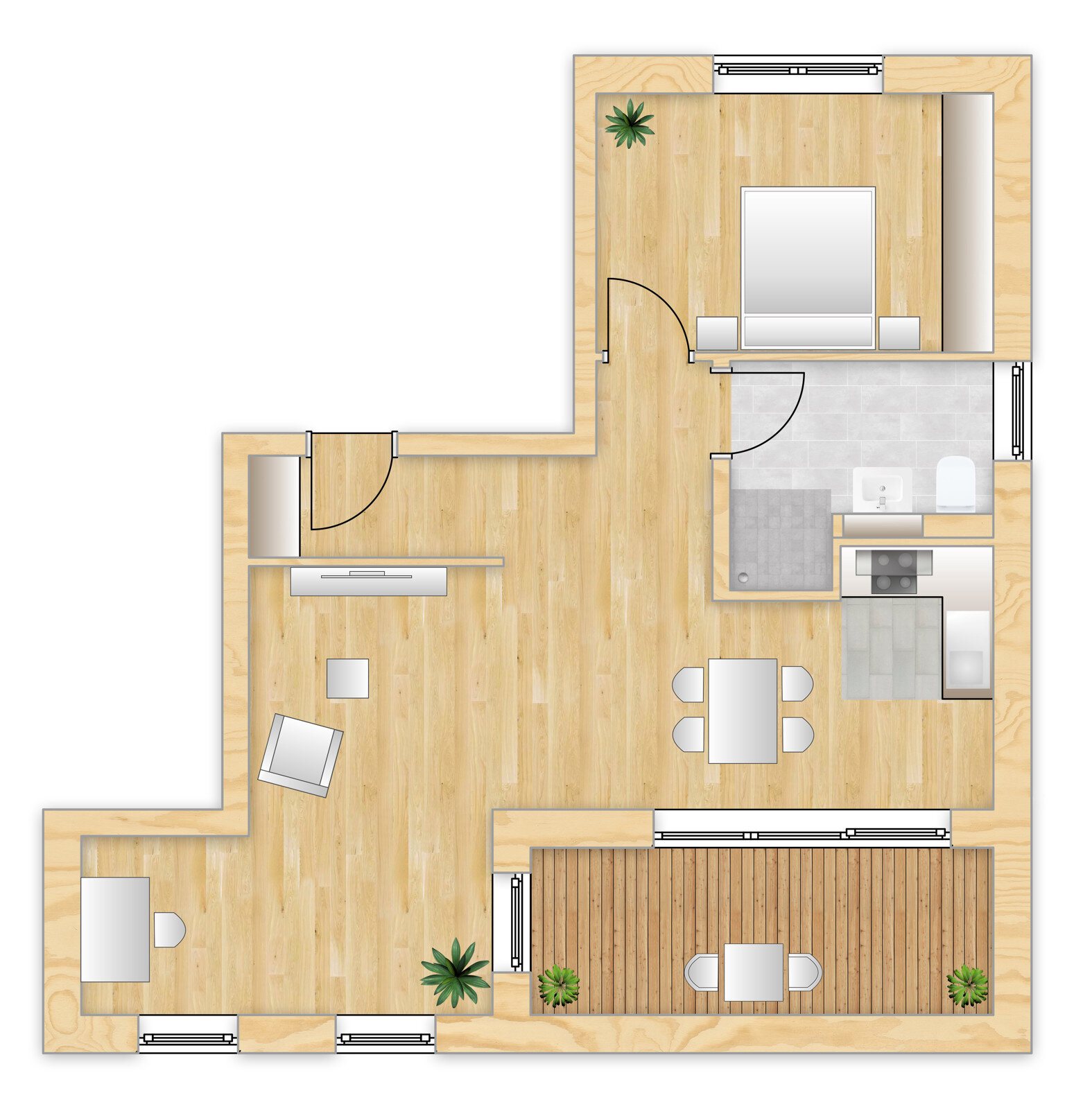 Wohnung zum Kauf 529.500 € 2 Zimmer 71 m²<br/>Wohnfläche Peißenberg Peißenberg 82380