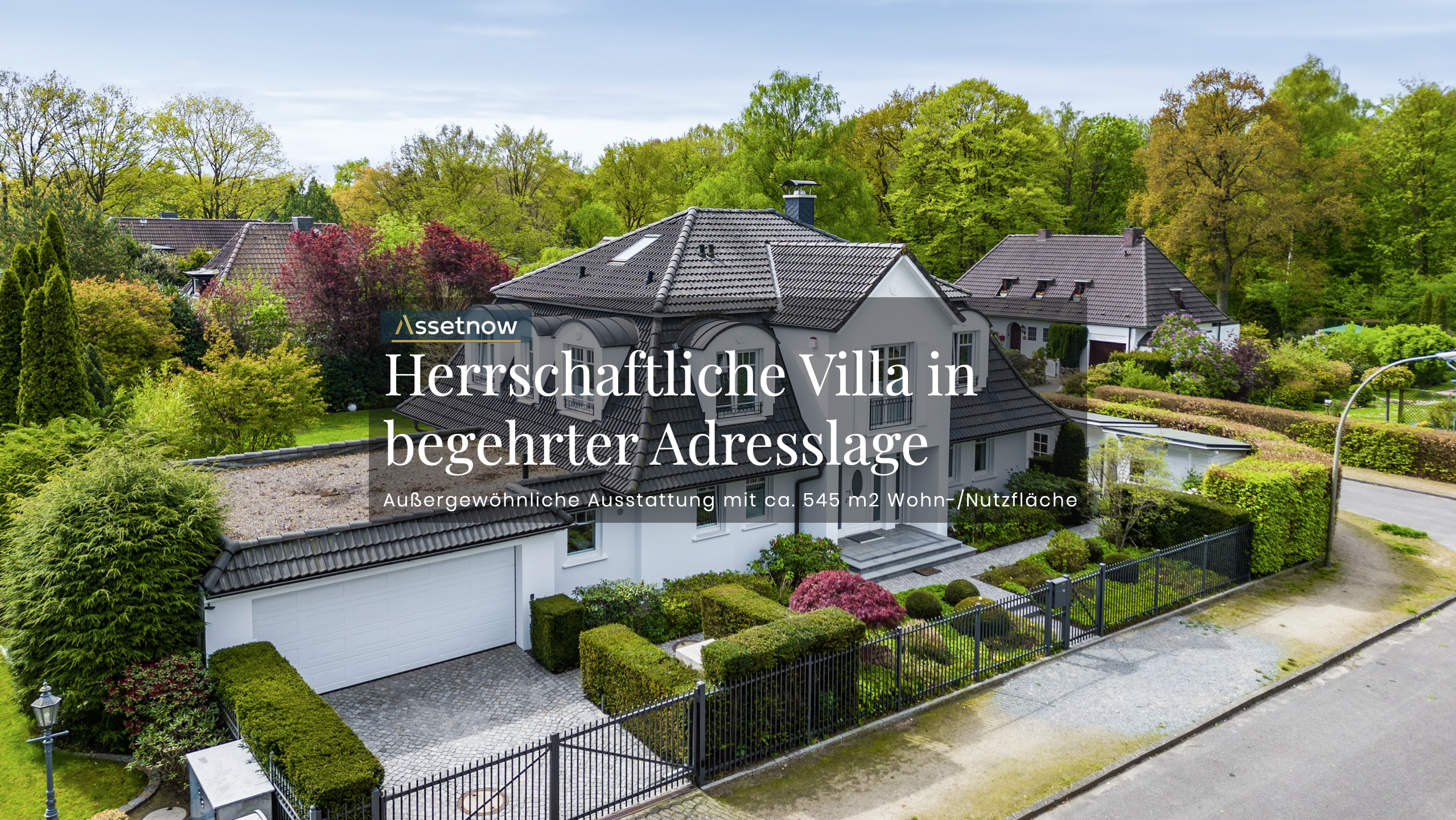 Villa zum Kauf 3.350.000 € 8 Zimmer 383 m²<br/>Wohnfläche 1.191 m²<br/>Grundstück Volksdorf Hamburg 22359