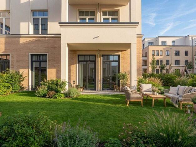 Wohnung zum Kauf - Neubau 335.000 € 2 Zimmer 46,8 m² EG Georg-Hermann-Allee 124 Bornstedter Feld Potsdam 14469