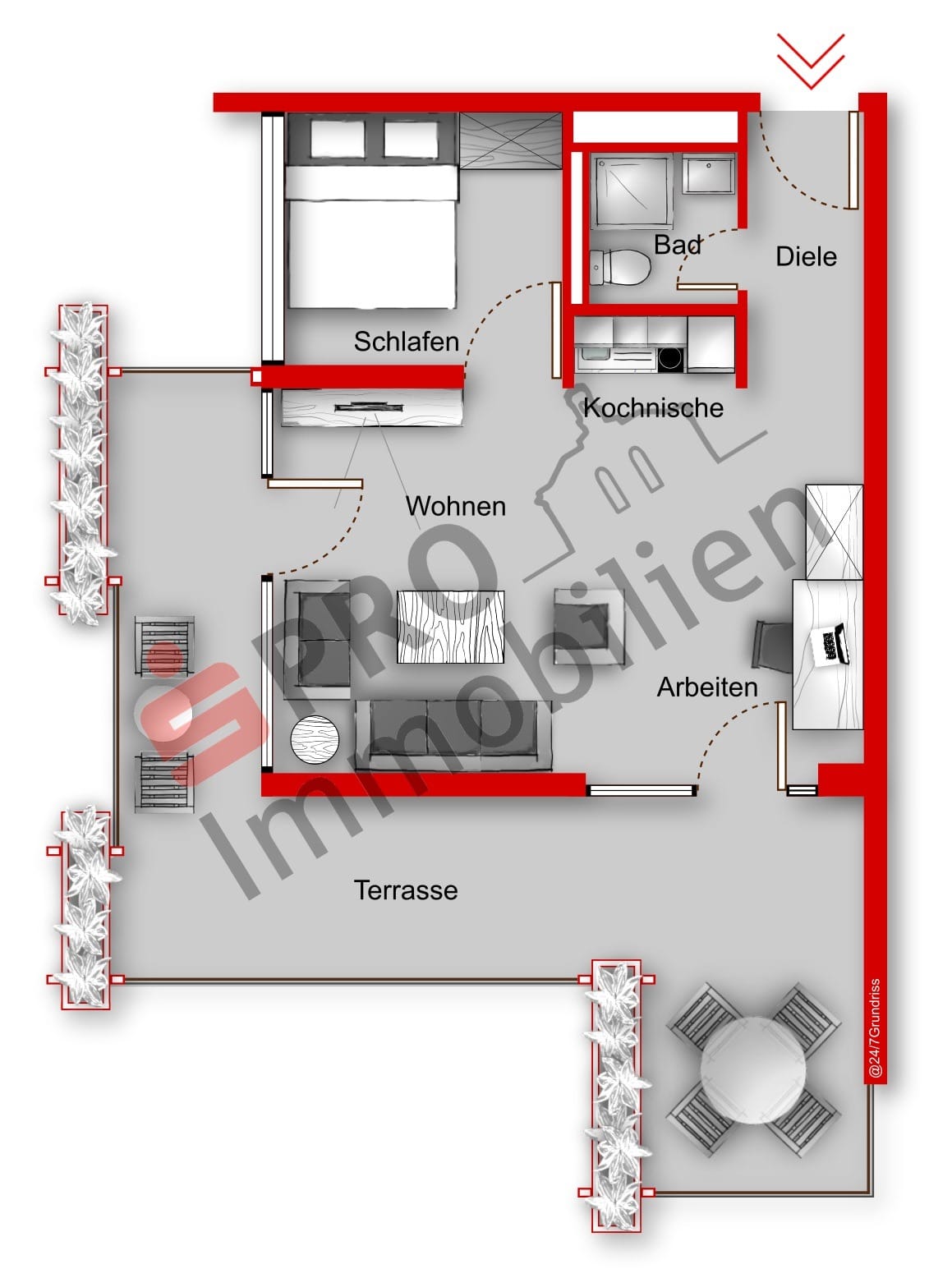 Wohnung zum Kauf 89.000 € 1,5 Zimmer 46,3 m²<br/>Wohnfläche Kaninchenberg Saarbrücken 66121