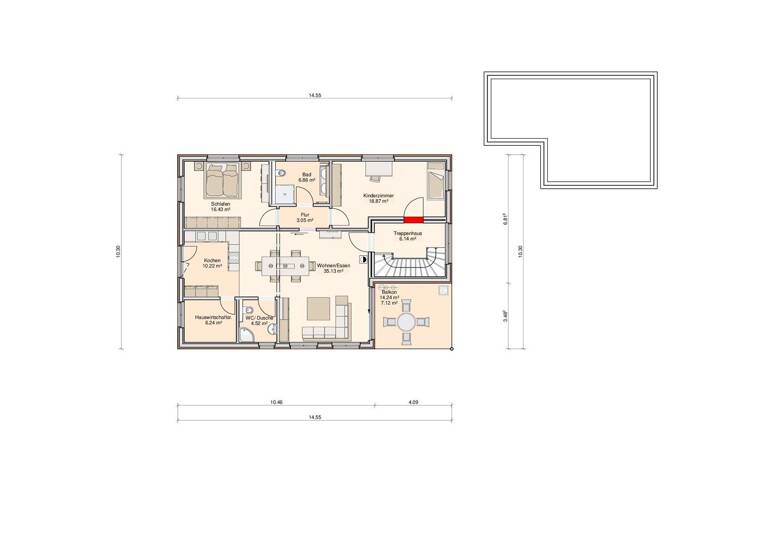 Wohnung zum Kauf - Erstbezug provisionsfrei als Kapitalanlage geeignet 368.850 € 3 Zimmer 109 m² Lübbecke 32312
