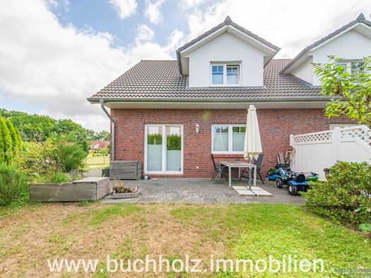 Doppelhaushälfte zur Miete 1.600 € 4 Zimmer 111 m² 350 m² Grundstück Sprötze Buchholz in der Nordheide 21244