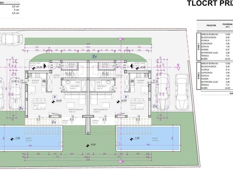 Wohnung zum Kauf 375.000 € 4 Zimmer 124 m² Pirovac Pirovac