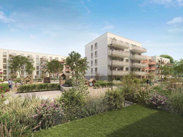 Wohnung zum Kauf - Neubau provisionsfrei als Kapitalanlage geeignet 399.900 € 2 Zimmer 48,5 m² Walter-Eucken-Straße Flingern Nord Düsseldorf 40235