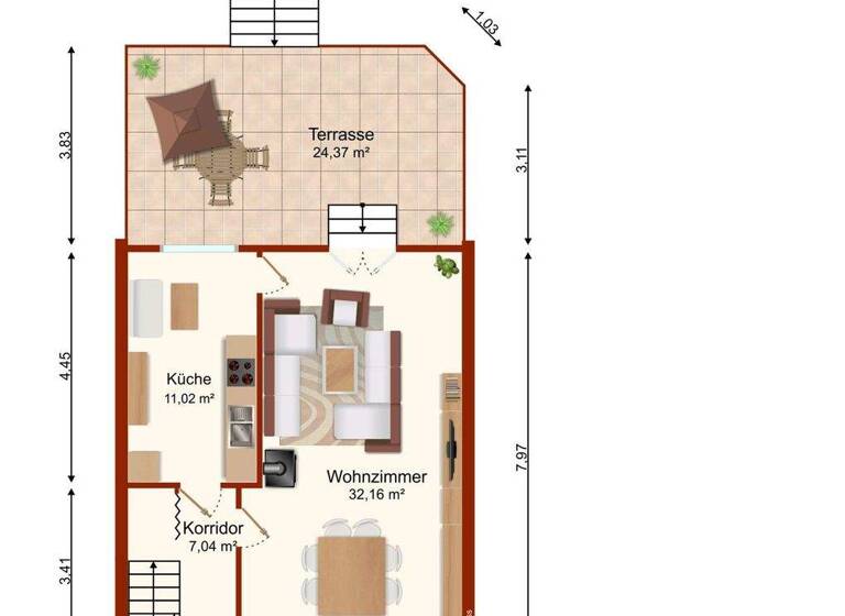 Doppelhaushälfte zum Kauf 225.000 € 3 Zimmer 100 m² 650 m² Grundstück Reform Magdeburg 39118