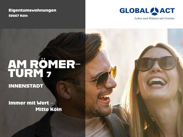 Wohnung zum Kauf provisionsfrei 949.000 € 4 Zimmer 103,1 m² 1. Geschoss frei ab sofort Am Römerturm 7 Altstadt-Nord Köln 50667