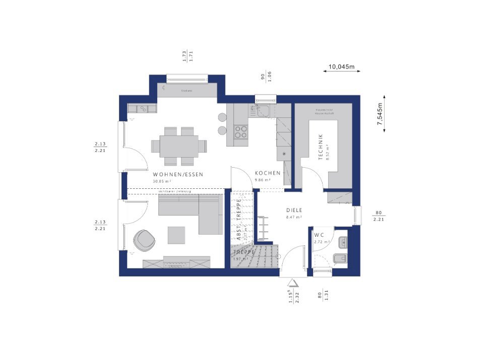 Einfamilienhaus zum Kauf provisionsfrei 435.811 € 5 Zimmer 125 m²<br/>Wohnfläche 514 m²<br/>Grundstück Mindersdorf Hohenfels 78355