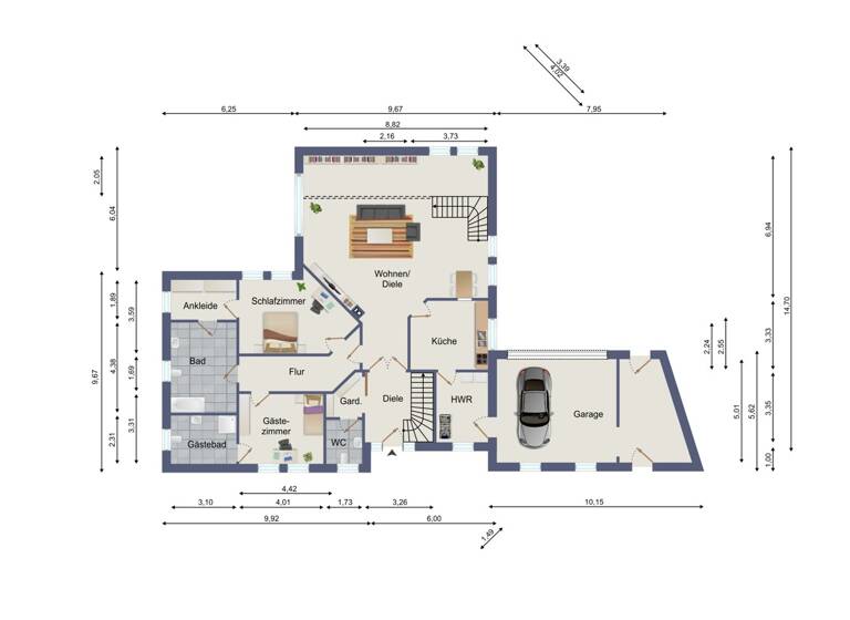 Einfamilienhaus zum Kauf 5 Zimmer 261,7 m² 760 m² Grundstück Friedeburg Friedeburg 26446
