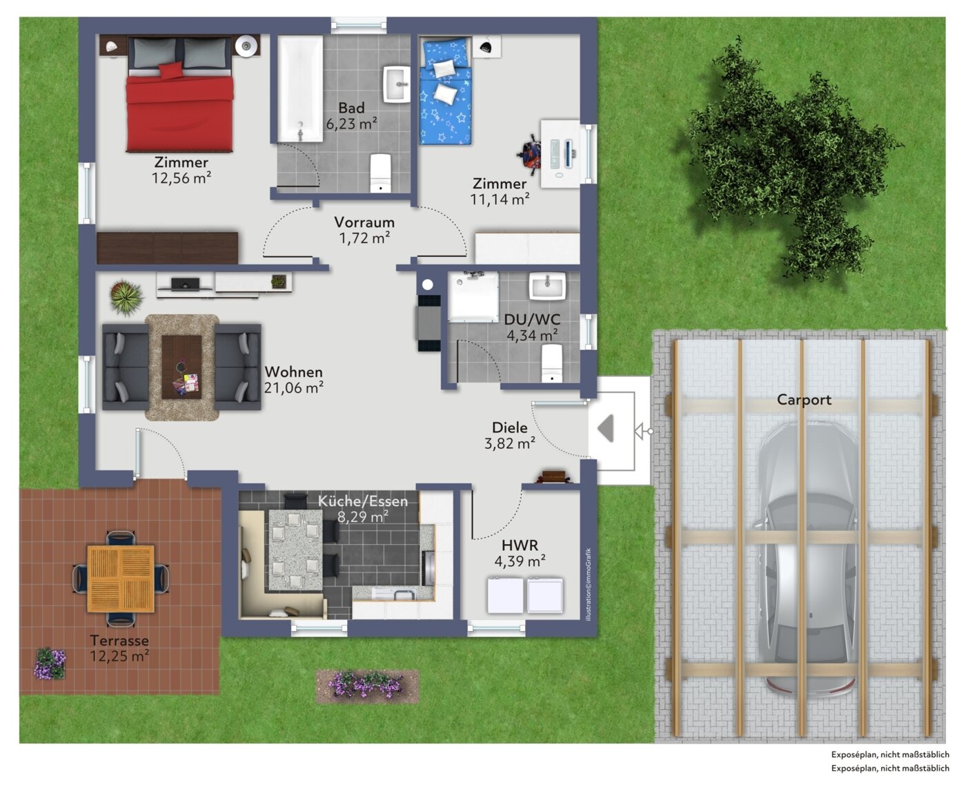 Einfamilienhaus zum Kauf 319.000 € 3 Zimmer 73,6 m²<br/>Wohnfläche 1.100 m²<br/>Grundstück Velden am Wörther See 9220