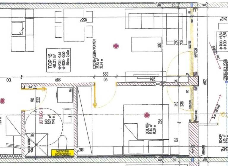 Wohnung zur Miete 1.000 € 2 Zimmer 48,2 m² Montfortstraße 12h Dornbirn 6850