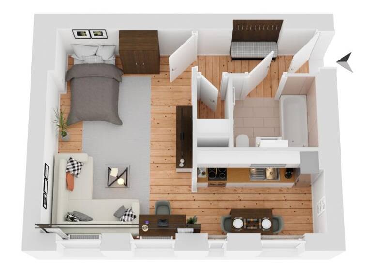 Wohnung zum Kauf 205.000 € 1 Zimmer 38,3 m²<br/>Wohnfläche EG<br/>Geschoss Wittstocker Straße 10 Moabit Berlin 10553