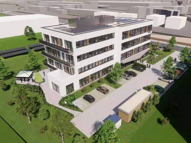 Bürofläche zur Miete - Erstbezug 15,90 € 670 m² Bürofläche teilbar ab 300 m² John-Deere-Straße 3+5 Walldorf 69190