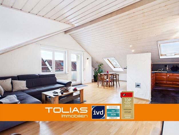 Wohnung zum Kauf 335.000 € 4 Zimmer 82,9 m² 3. Geschoss Rommelshausen Kernen im Remstal 71394