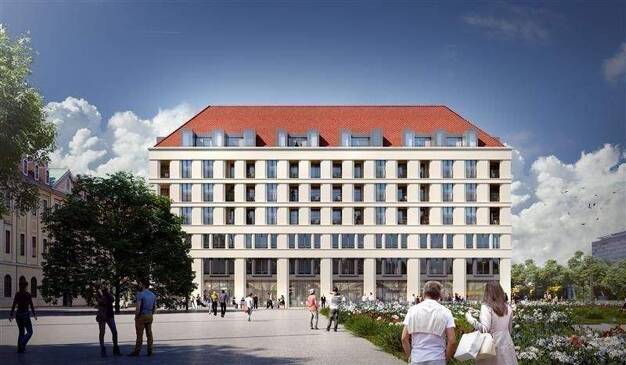 Wohnung zur Miete - Erstbezug 1.630 € 3 Zimmer 90,6 m² 5. Geschoss frei ab sofort Ringstraße 2 Innere Altstadt-Ost Dresden 01067