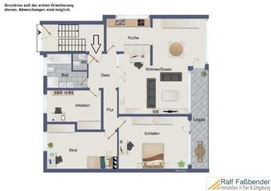 Wohnung zum Kauf 298.500 € 4 Zimmer 134 m² Olewig 1 Trier 54295