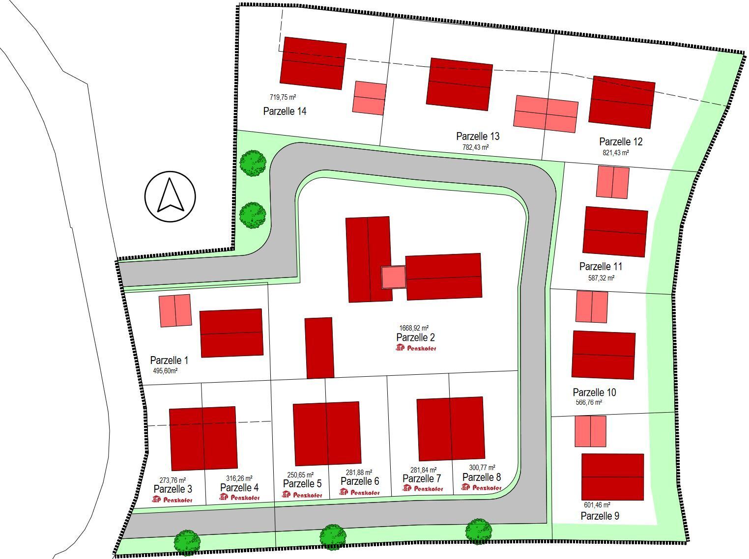 Grundstück zum Kauf provisionsfrei 179.750 € 719 m²<br/>Grundstück Jägerhölzlstraße Lalling Lalling 94551