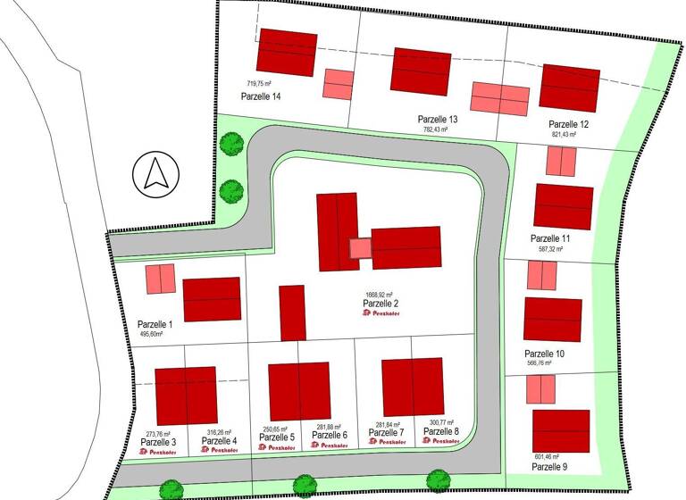 Grundstück zum Kauf provisionsfrei 179.750 € 719 m² Grundstück Jägerhölzlstraße Lalling 94551