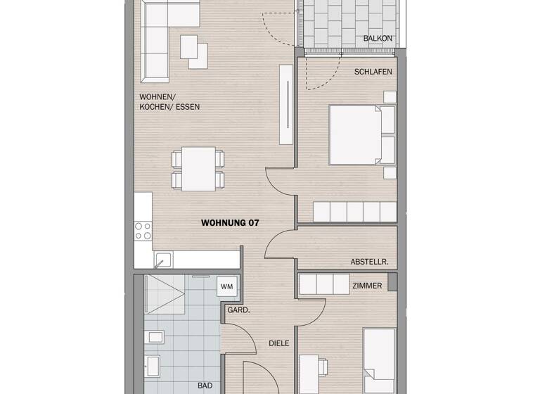 Wohnung zum Kauf - Erstbezug 525.900 € 3 Zimmer 86,5 m² Schnait Weinstadt 71384