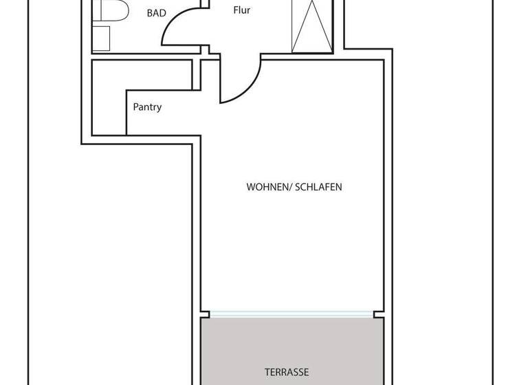 Terrassenwohnung zum Kauf 345.000 € 1 Zimmer 42 m² frei ab sofort Strandweg 37 Hörnum (Sylt) 25997