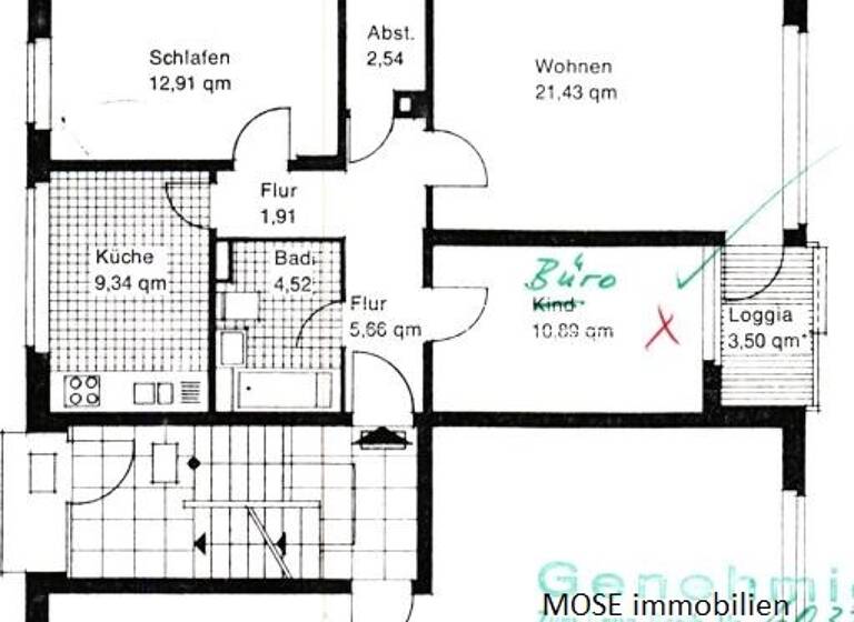 Wohnung zum Kauf 200.000 € 3 Zimmer 71,8 m² 2. Geschoss frei ab sofort Glinde 21509