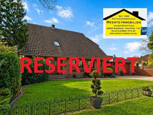 Haus zum Kauf 369.000 € 6 Zimmer 200 m² 924 m² Grundstück frei ab 01.05.2027 Wiesmoor Wiesmoor 26639