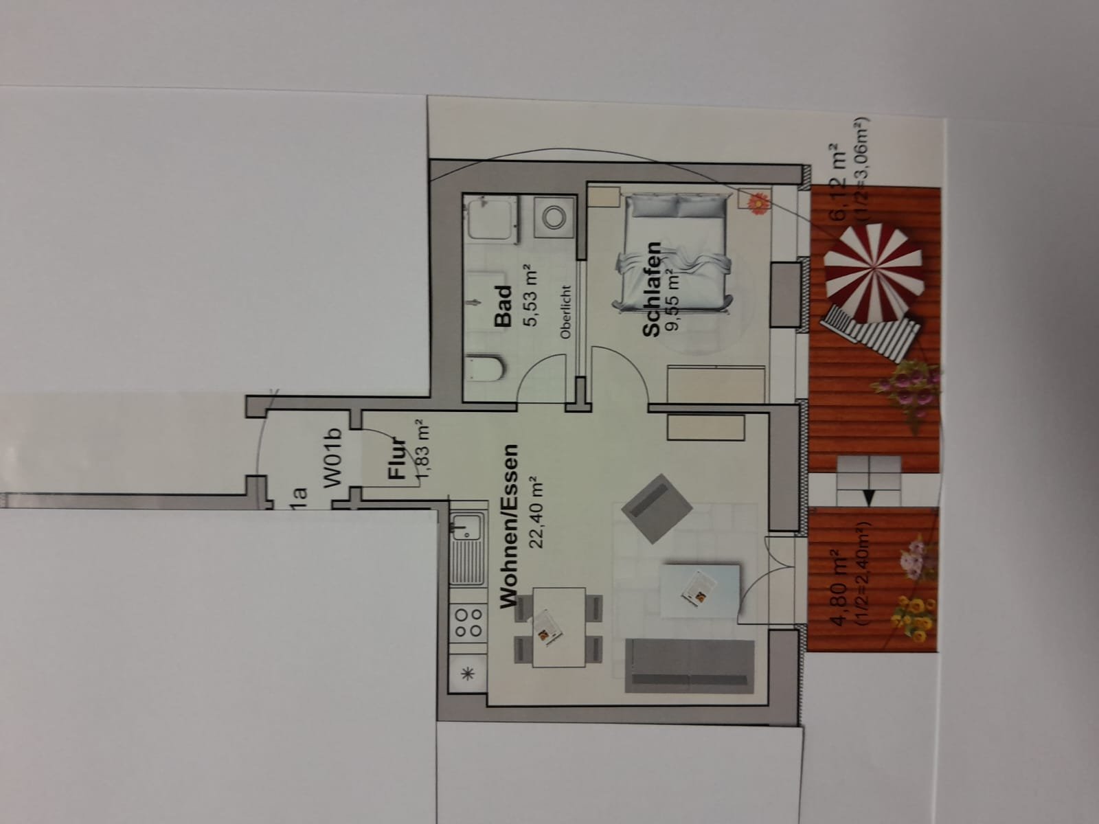 Wohnung zum Kauf provisionsfrei 198.000 € 2 Zimmer 44,8 m²<br/>Wohnfläche EG<br/>Geschoss Südstadt 50 Fürth 90763