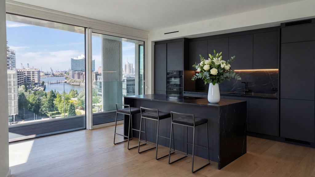 Wohnung zum Kauf - Erstbezug provisionsfrei 1.145.000 € 2 Zimmer 78,2 m² 5. Geschoss frei ab 01.03.2026 Hübenerstraße 8 HafenCity Hamburg 20457