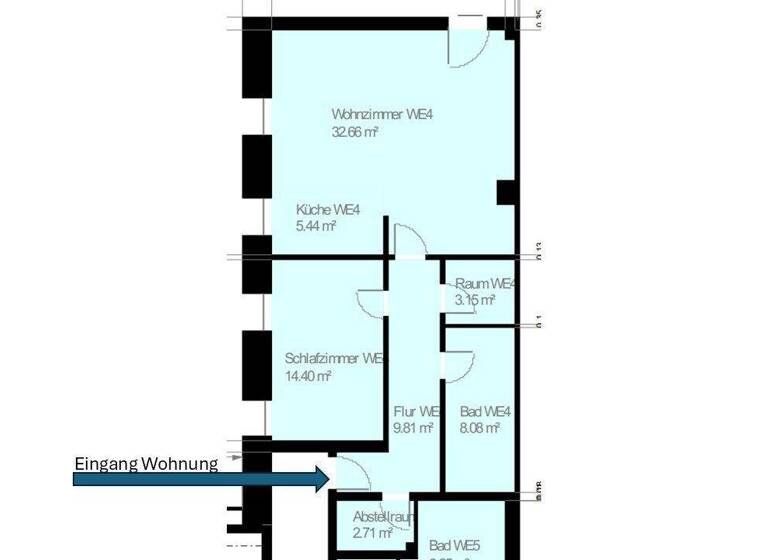 Wohnung zur Miete 877 € 2 Zimmer 77 m² 2. Geschoss frei ab sofort Karl-Marx-Straße 76 Neuruppin 16816