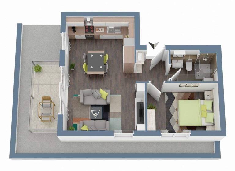 Wohnung zum Kauf - Erstbezug 260.975 € 2 Zimmer 47,5 m² Fürstenwalde 15517