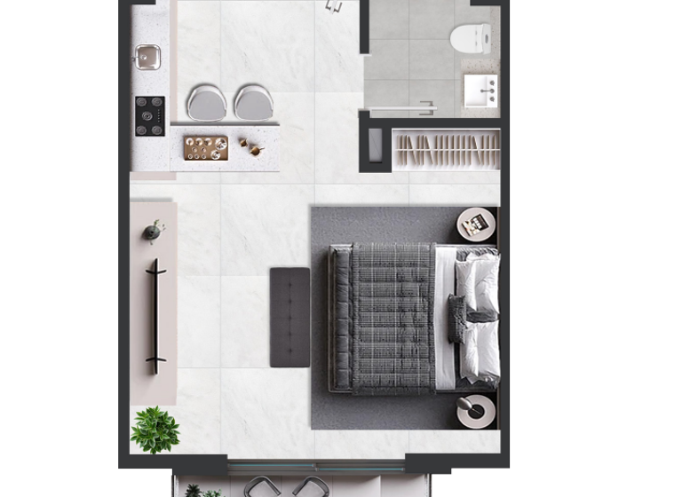 Studio zum Kauf 189.758 € 1 Zimmer 44,2 m² Dubai