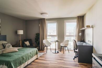 Wohnung zur Miete - Erstbezug 829 € 1 Zimmer 24,1 m² 1. Geschoss frei ab 01.08.2025 Kurt-Schumacher-Str. 50 Zentrum - Nord Leipzig 04105