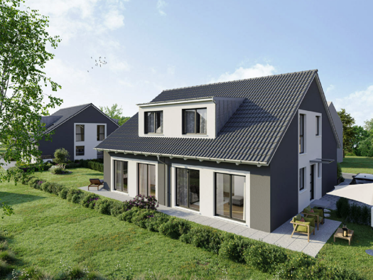 Doppelhaushälfte zum Kauf - Erstbezug provisionsfrei 619.000 € 5 Zimmer 121,9 m² 245,9 m² Grundstück frei ab sofort Lehningen Tiefenbronn 75233