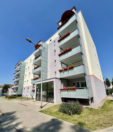Wohnung zur Miete 588 € 3 Zimmer 74,9 m² 4. Geschoss frei ab 01.09.2025 Feldstraße 141 Mühlhausen Mühlhausen 99974