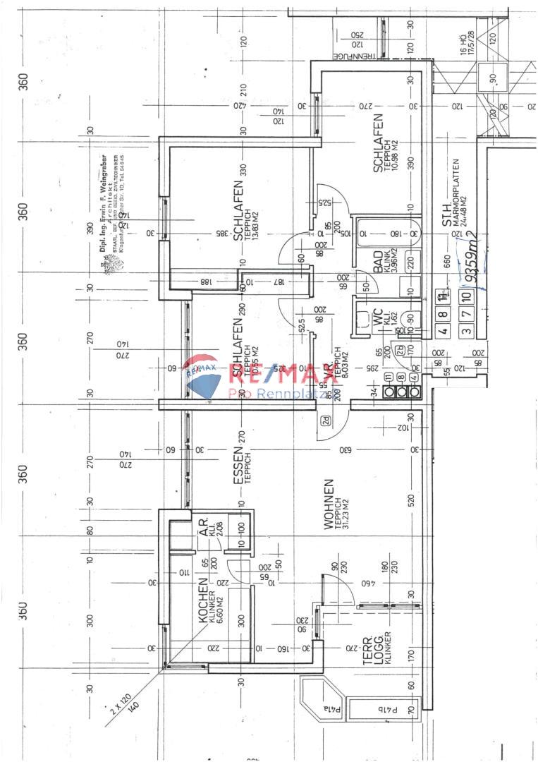 Wohnung zum Kauf 295.000 € 4 Zimmer 92 m²<br/>Wohnfläche 1.<br/>Geschoss Annabichl Klagenfurt 9020