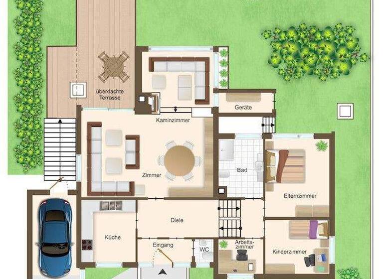 Einfamilienhaus zum Kauf 387.000 € 5 Zimmer 120 m² 646 m² Grundstück Bungerhof Delmenhorst 27753