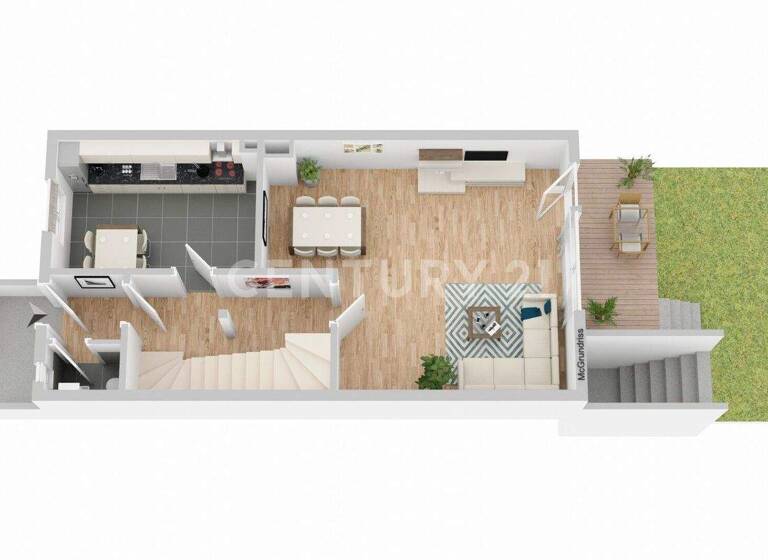 Reihenmittelhaus zum Kauf 124.500 € 5 Zimmer 96 m² 167 m² Grundstück Aldenburg Wilhelmshaven 26389