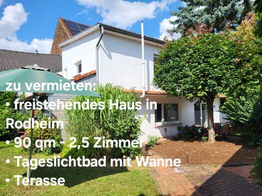 Maisonette zur Miete 1.050 € 2,5 Zimmer 90 m² 2 Geschosse frei ab sofort Rodheim Rosbach vor der Höhe 61191