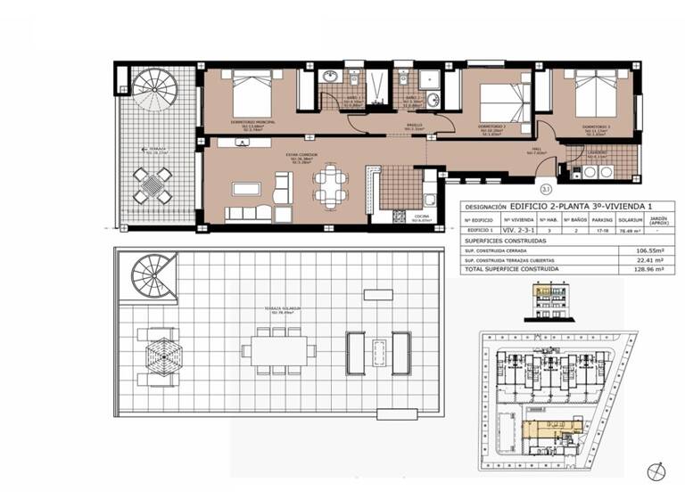 Penthouse zum Kauf - Erstbezug provisionsfrei 570.000 € 4 Zimmer 106,6 m² 3. Geschoss Cala Ratjada 07590
