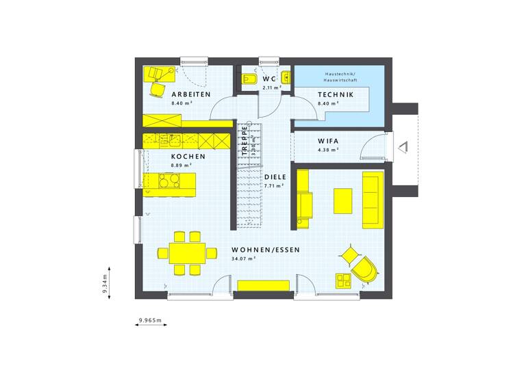 Einfamilienhaus zum Kauf 452.237 € 6 Zimmer 154 m² 703 m² Grundstück Wüstwillenroth Birstein 63663