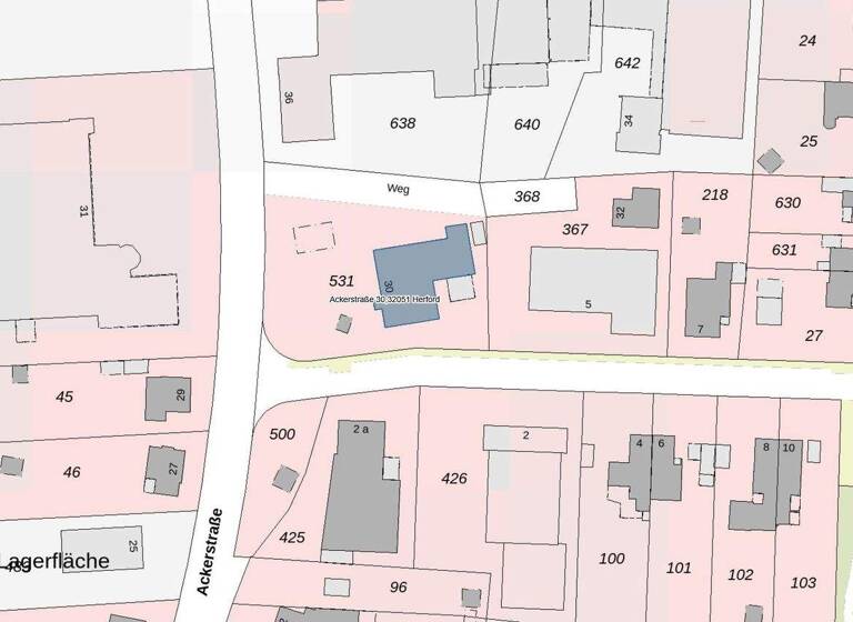 Mehrfamilienhaus zum Kauf als Kapitalanlage geeignet 1.199.000 € 21 Zimmer 520 m² 2.330 m² Grundstück Ackerstraße 30 Innenstadt Herford 32051