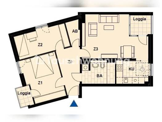 Wohnung zur Miete Tauschwohnung 900 € 3 Zimmer 77 m² 2. Geschoss Bornstedt Potsdam 14469